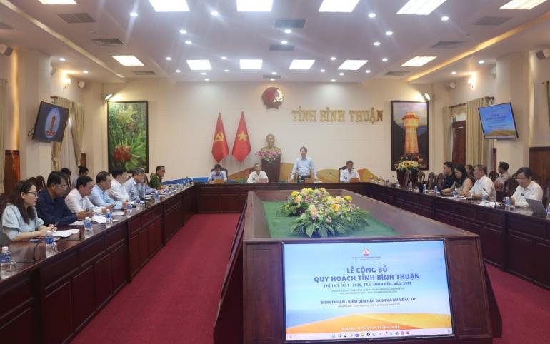 Chuẩn bị chu đáo, trang trọng cho Lễ Công bố Quy hoạch tỉnh Bình Thuận