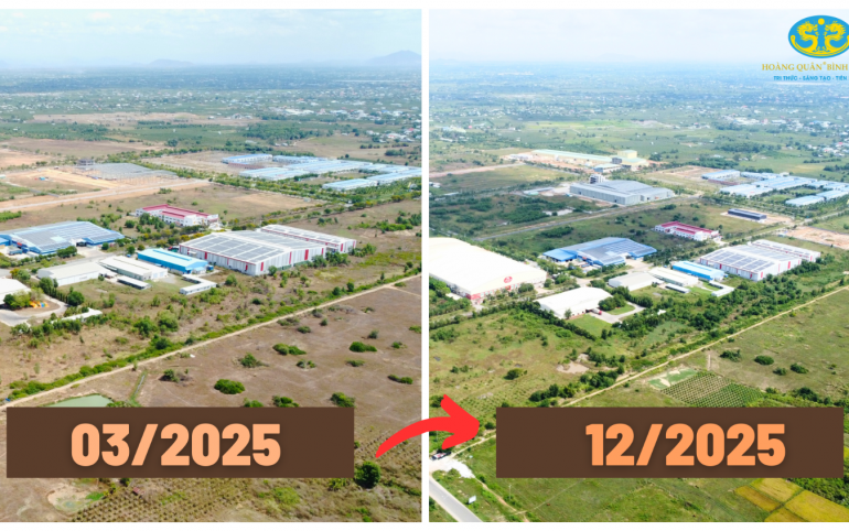 Cập nhật thực tế KCN Hàm Kiệm 1: Diện Mạo Mới Sau 9 Tháng Phát Triển Mạnh Mẽ (3–12/2025)