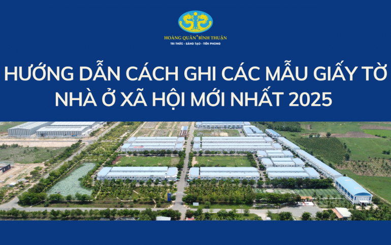 Hướng dẫn cách ghi các mẫu giấy tờ khi mua nhà ở xã hội mới nhất 2025